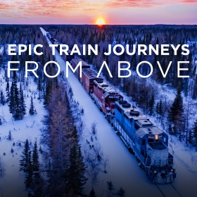 World's Greatest Train Journeys from Above